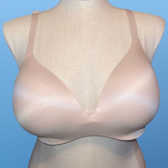 Victoria’s Secret Perfect Fit Wireless Tan Bra Size 38C - Picture 1 of 6